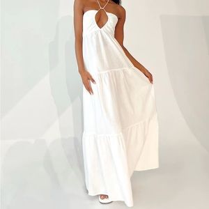 Beautiful white princess polly dress size 6 never even taken out of the package!
